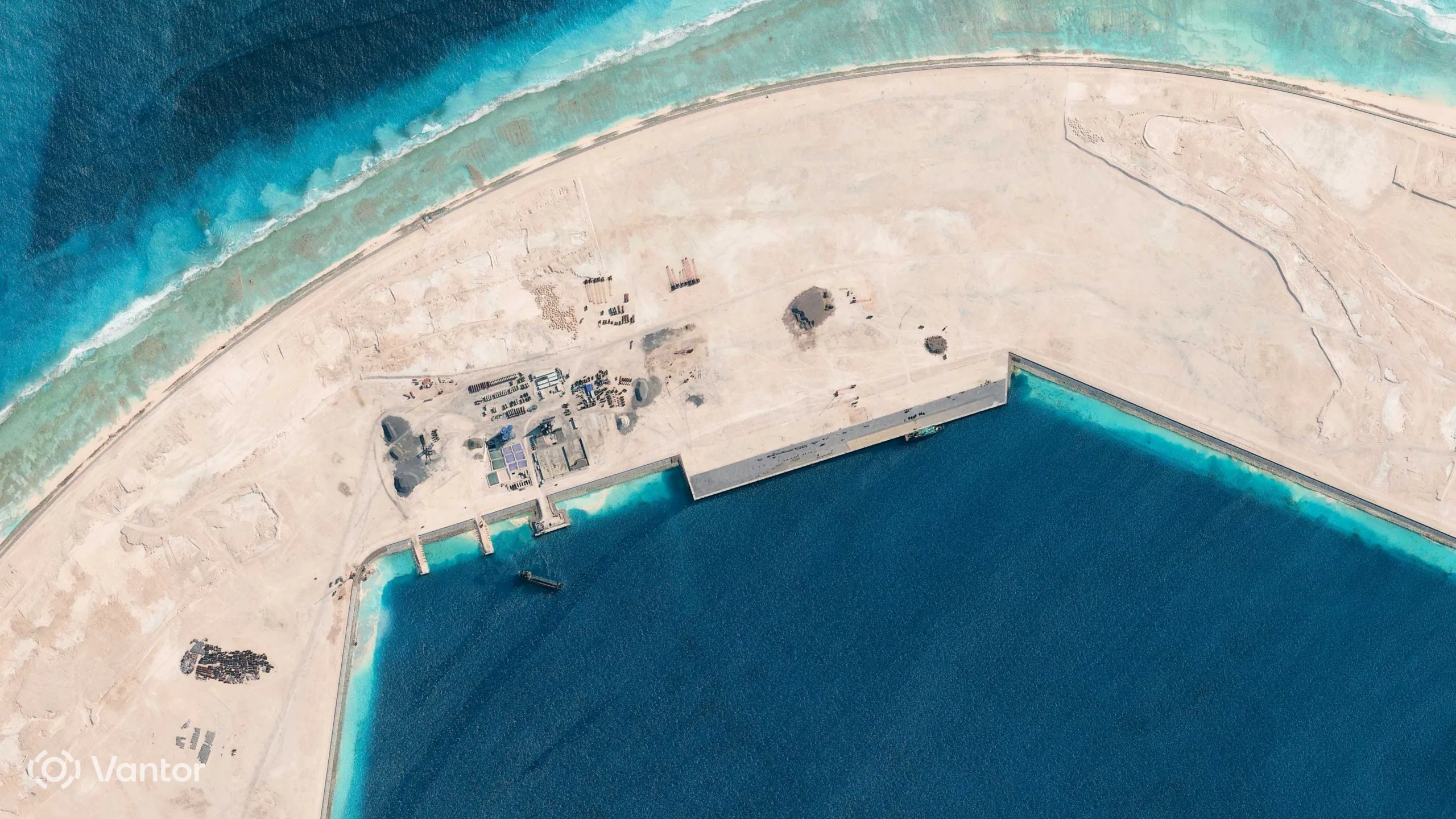 China accelerates construction at Antelope Reef, runway work visible in satellite images, Philippine Incidents and Regional Responses